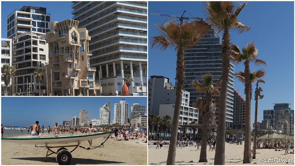 Playa Tel Aviv Israel mar beach edificios arquitectura