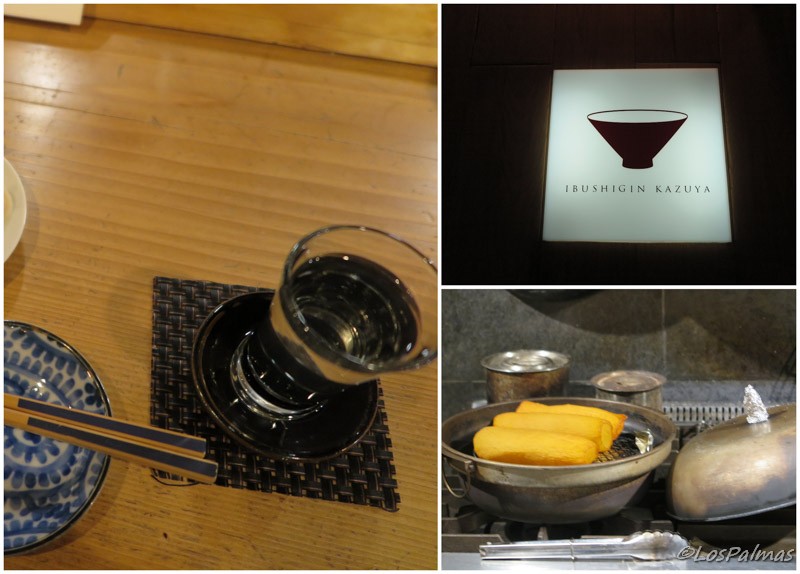 Ibushigin Kazuya comer y beber en Kioto. Kyoto sake bar