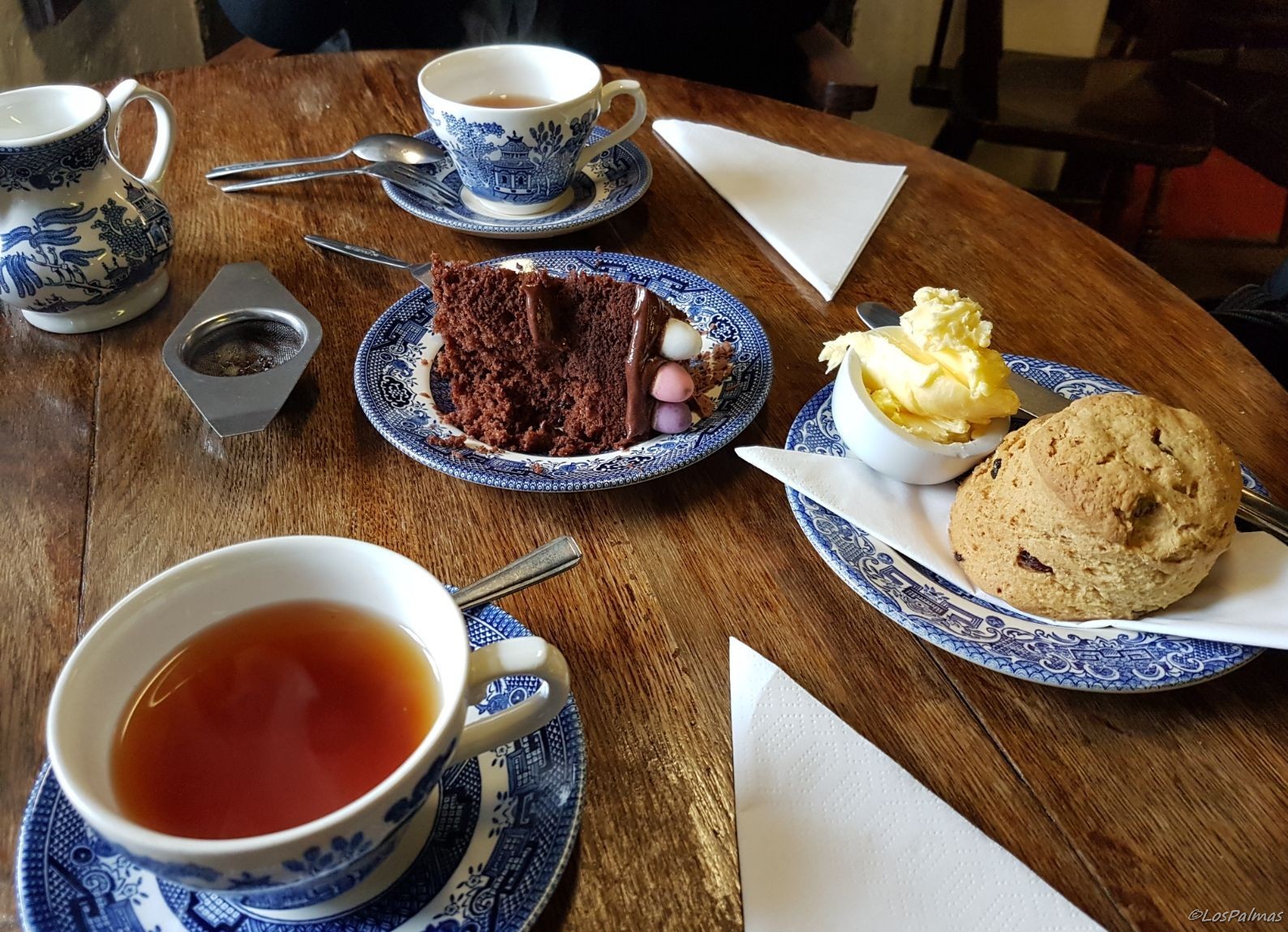Salón de té en Gales Tu Hwnt Ir Bont Tearoom Wales