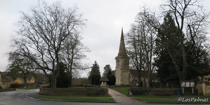Iglesia Lower Slaughter Cotswolds Inglaterra