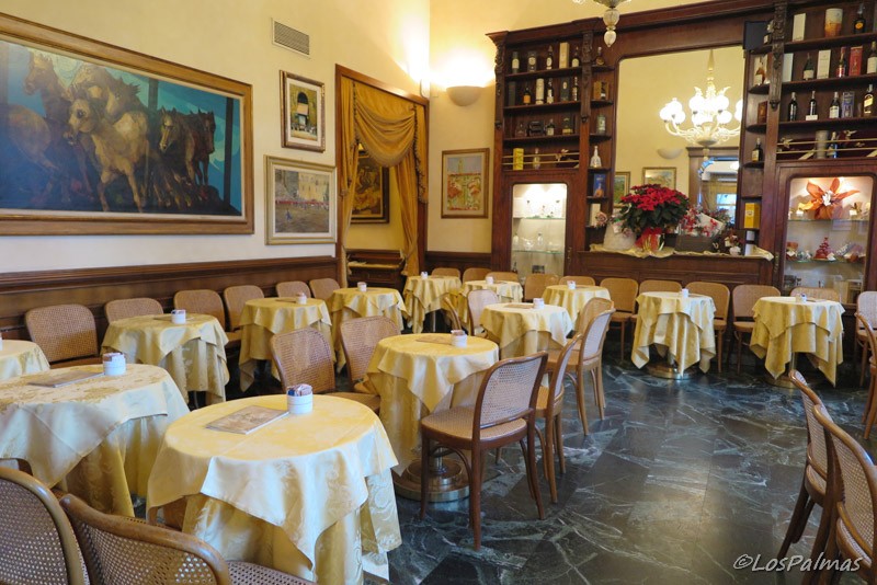 Sala da tè nel Rivoire di Firenze
