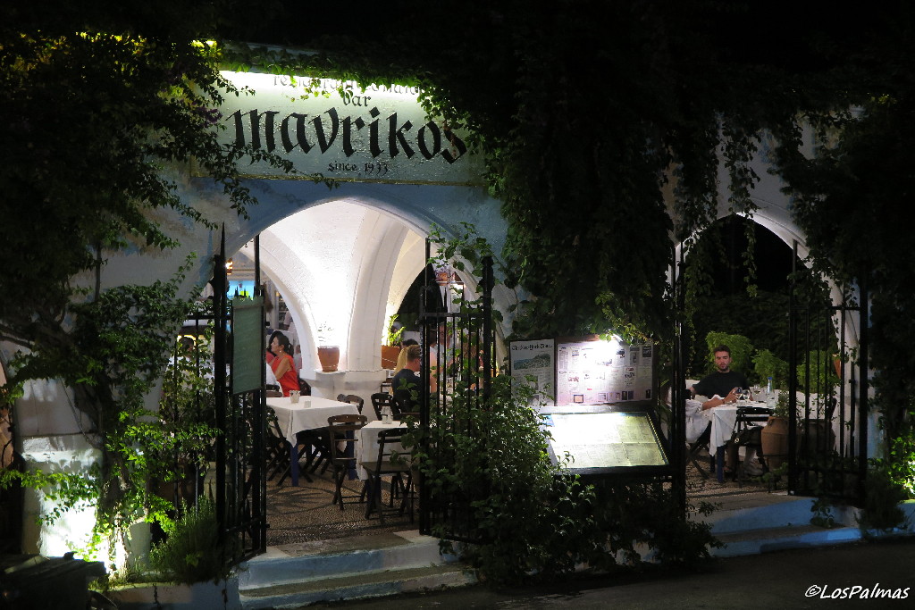 Mavrikos, comer en Lindos Rodas Grecia