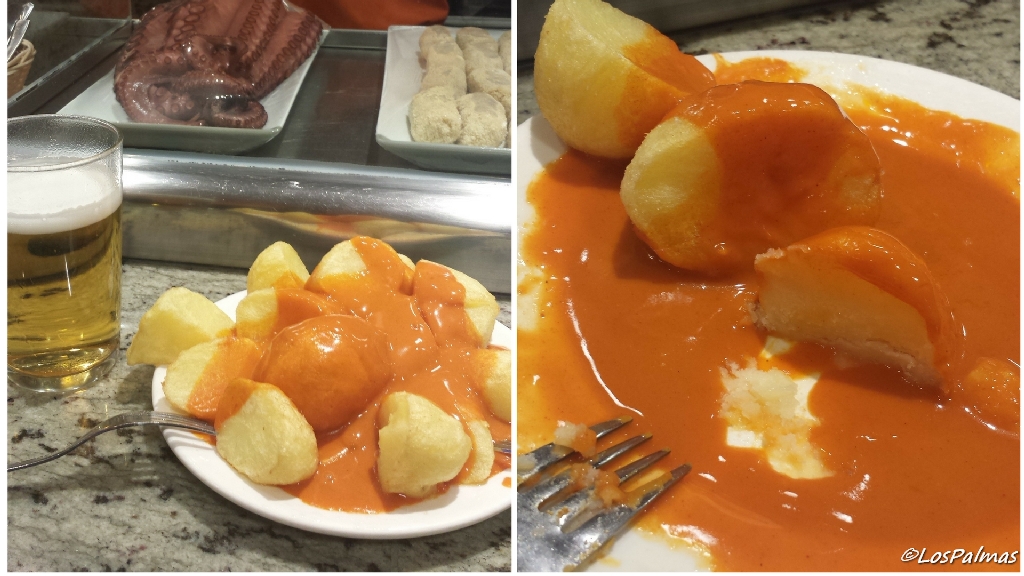 donde comer patatas con salsa brava en Madrid