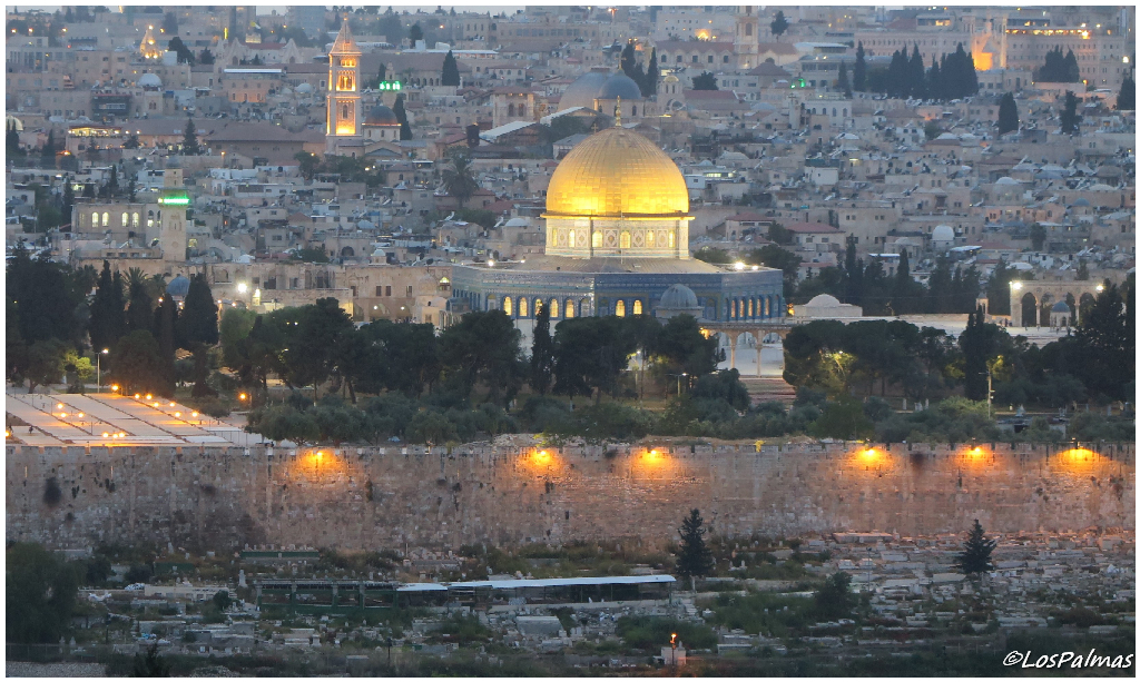jerusalén - gerusalemme - jerusalem - vista desde el Monte de los Olivos