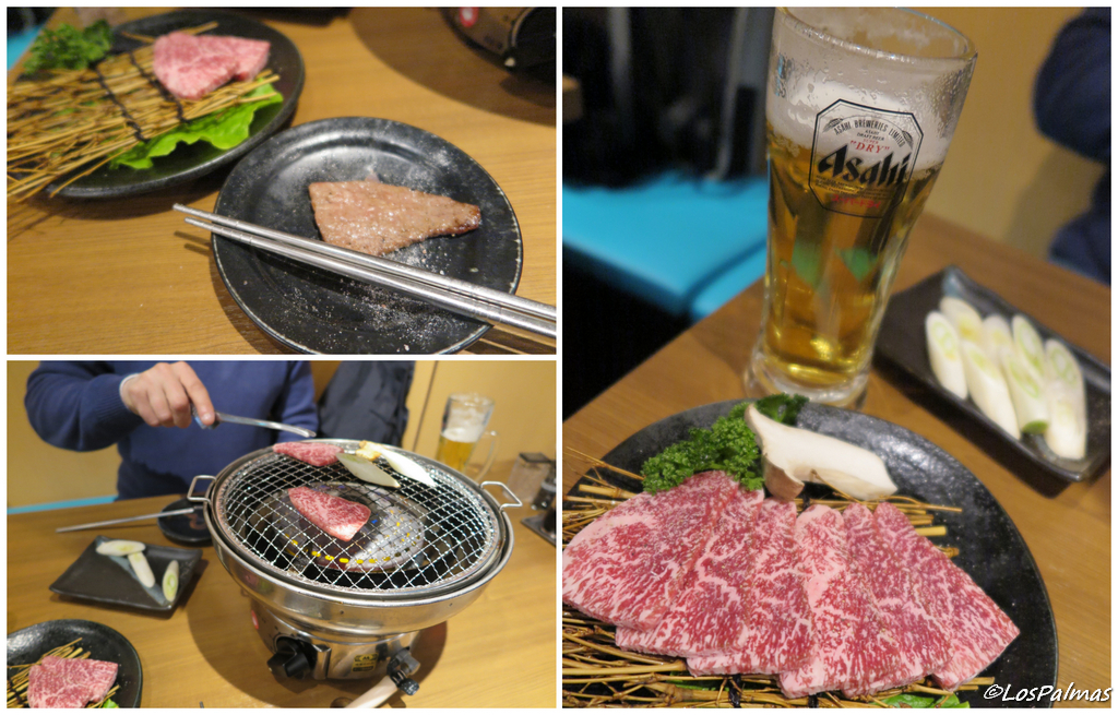 Comer carne en Tokio Kabukicho Shinjuku Japon Japan Tokyo