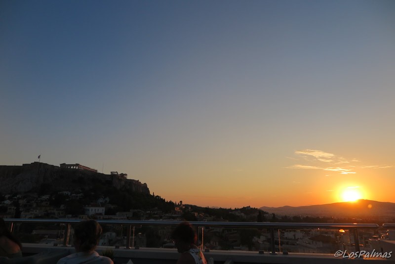 Sunset - Tramonto - Atardecer en Atenas - Atene - Athens desde Hotel Central
