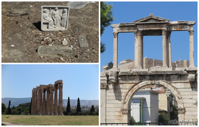 Columnas de Zeus y Arco de Adriano Atenas - Athens - Atene