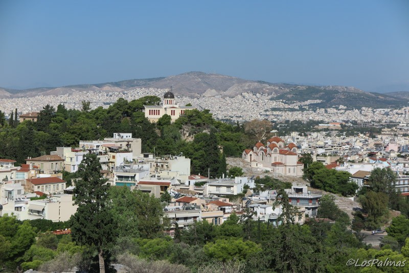 Observatorio y zona desde Acrópolis Athens - Atene - Atenas 