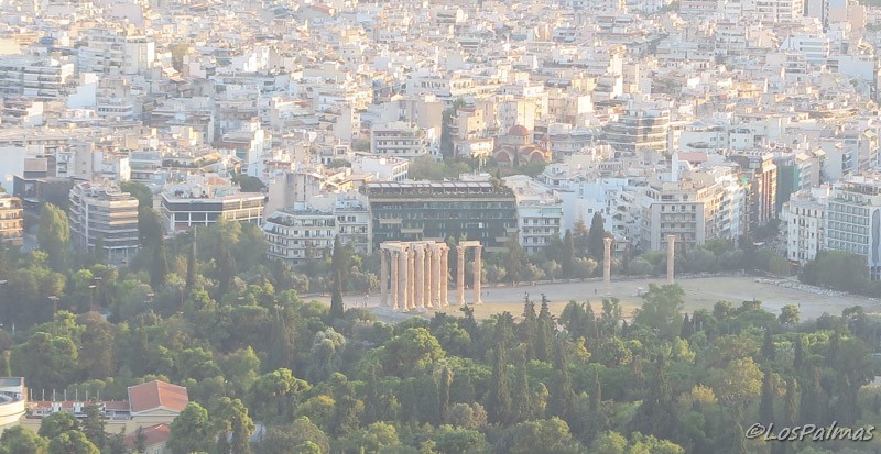 Templo de Zeus desde Licabeto Atenas - Atene - Athens
