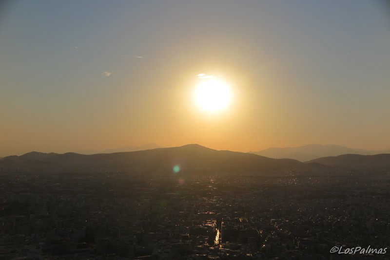 Puesta de sol en Licabeto Atenas - Atene - Athens