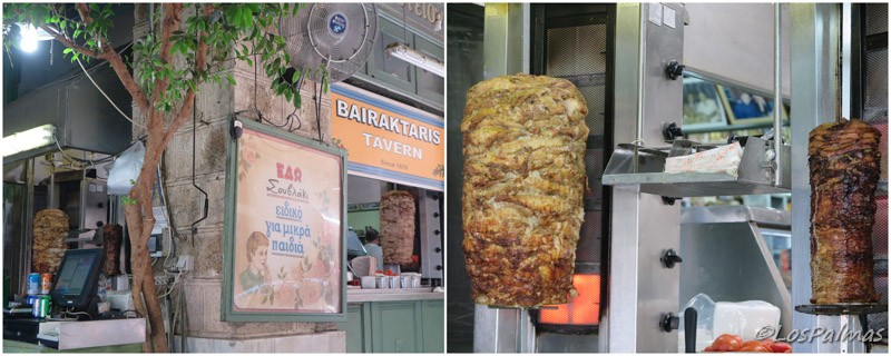 Terrazas y kebab en Atenas - Atene - Athens