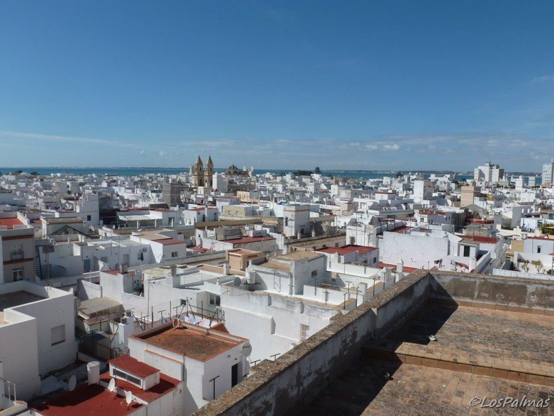 Vistas de Cádiz desde Torre Tavira